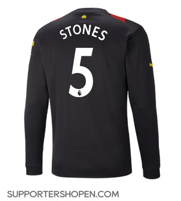 Manchester City John Stones #5 Borta Matchtröja 2022-23 Långärmad